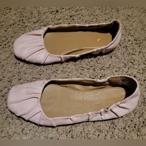 WOMENS SAM & LIBBY FLAT BALLET SHOES PINK SIZE 8